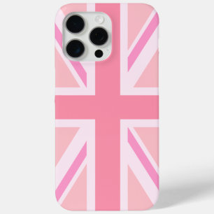 Funda Para iPhone 15 Pro Max Jack/bandera de unión rosada