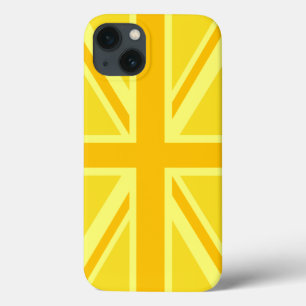 Funda Para iPhone 13 Jack de unión amarillo doble