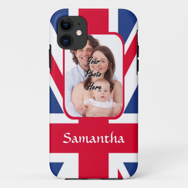 Funda De Case-Mate Para iPhone jack de unión personalizada (Reverso)