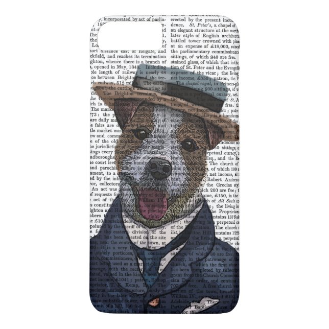 Funda De Case-Mate Para iPhone Jack Russell en Boater 2 (Reverso)