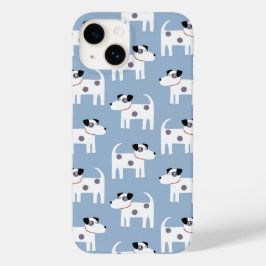 Funda Para iPhone 14 De Case-Mate Jack Russell Terrier Dog Blue