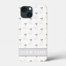 Funda Para iPhone 13 Mini Jack Russell Terrier Dog Personalizado