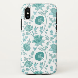 Funda Para iPhone XS Jacobean Floral Big Pattern en blanco