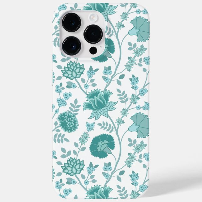 Funda De Case-Mate Para iPhone Jacobean Floral Big Pattern en blanco (Reverso)