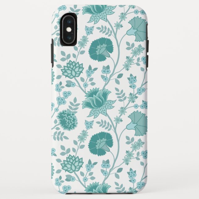 Funda De Case-Mate Para iPhone Jacobean Floral Big Pattern en blanco (Reverso)