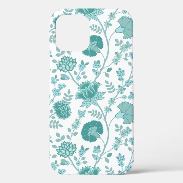 Funda De Case-Mate Para iPhone Jacobean Floral Big Pattern en blanco (Reverso )