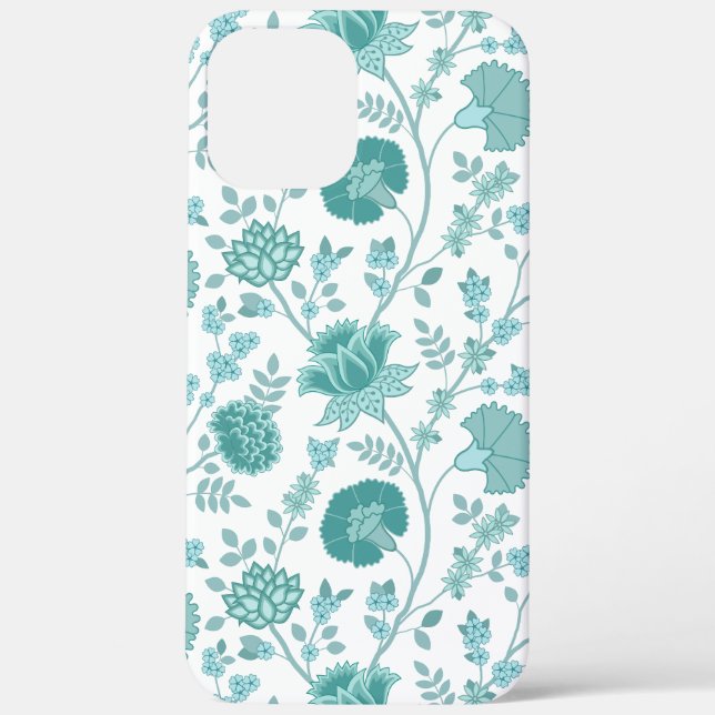 Funda De Case-Mate Para iPhone Jacobean Floral Big Pattern en blanco (Reverso )