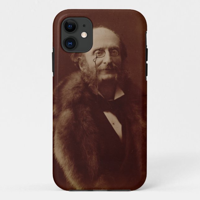 Funda De Case-Mate Para iPhone Jacques Offenbach (1819-80), compositor alemán, (Reverso)