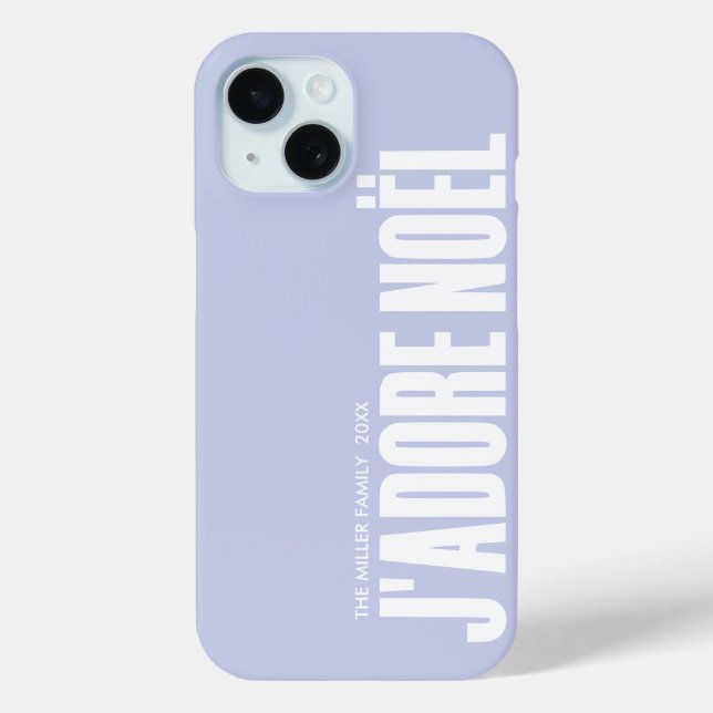 Funda De Case-Mate Para iPhone ¡J'adore Noël! (Reverso )