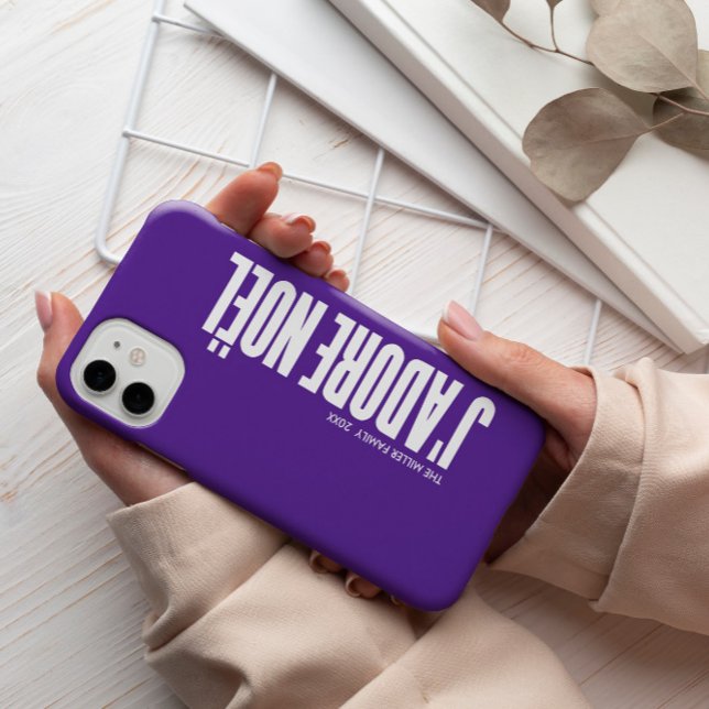 Funda De Case-Mate Para iPhone ¡J'adore Noël! (Subido por el creador)