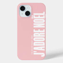Funda Para iPhone 15 ¡J'adore Noël!