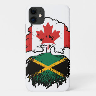 Funda Para iPhone 11 Jamaica Jamaican Bandera de raíces de árbol canadi
