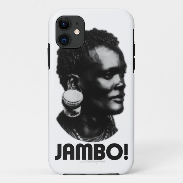 Funda De Case-Mate Para iPhone ¡JAMBO! Saludo del suajili (Reverso)