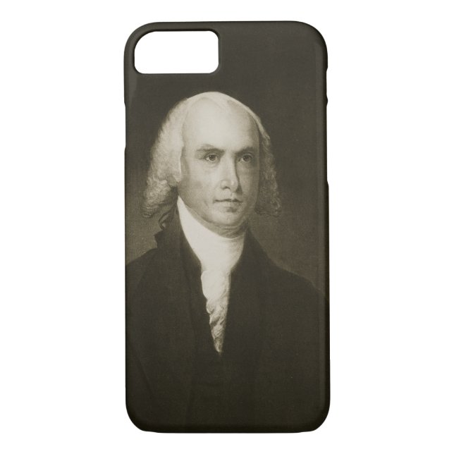 Funda De Case-Mate Para iPhone James Madison, 4to Presidente de los Estados (Reverso)
