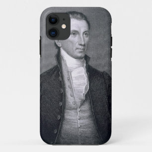 Funda Para iPhone 11 James Monroe, grabado por Asher Brown Durand (1796