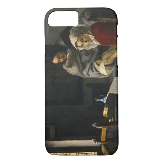 Funda De Case-Mate Para iPhone Jan Vermeer - Chica interrumpida por su música (Reverso)