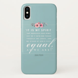 Funda Para iPhone X Jane Eyre - As We Are - Verde azulado (ACTUALIZADO