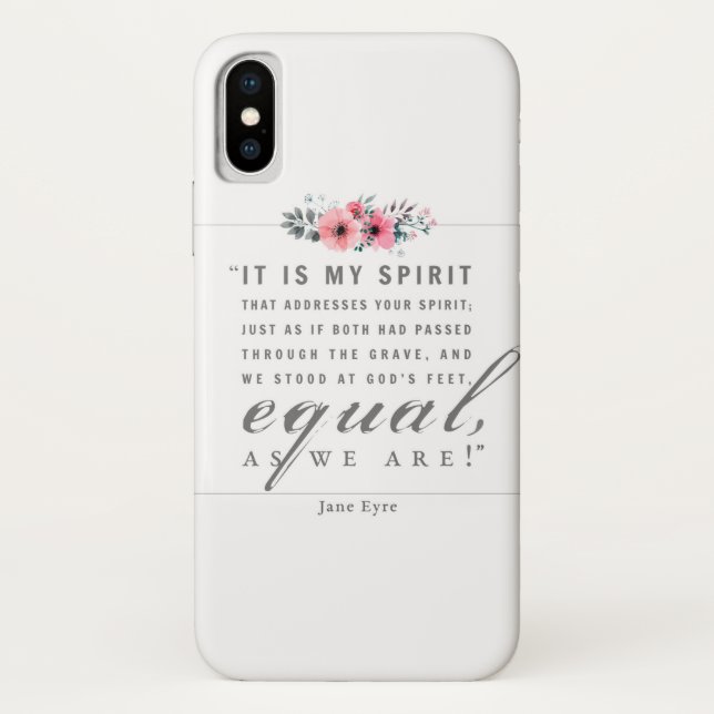 Funda De Case-Mate Para iPhone Jane Eyre - Como Somos - Blanco (Reverso)