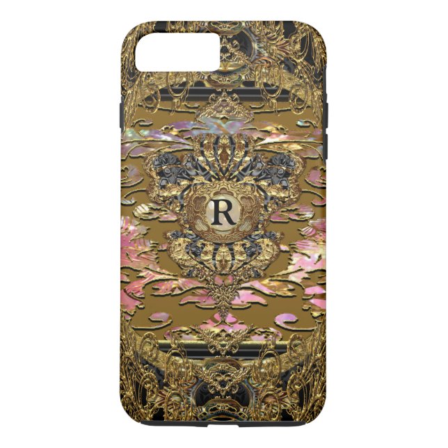 Funda De Case-Mate Para iPhone Janterage Elegant Moda Barroca Plus (Reverso)