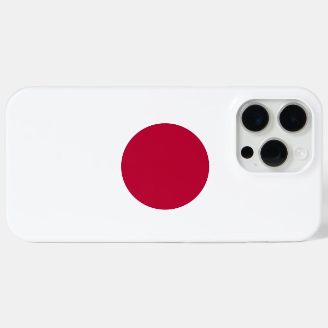 Funda De Case-Mate Para iPhone Japan Flag: Land of Rising Sun, Hinomaru, Nisshōki (Reverso (Horizontal))