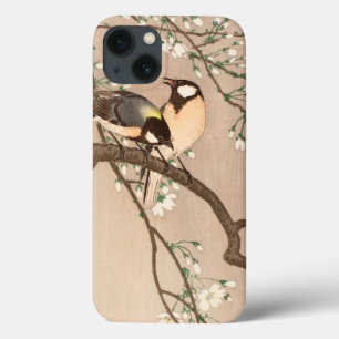 Funda Para iPhone 13 Japonés asiático Ohara Koson pájaro carbonero pája