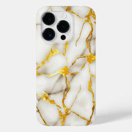 Funda Para iPhone 14 Pro De Case-Mate Japonés KintAhora Oro Blanco