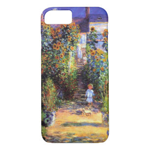 Funda Para iPhone 8/7 Jardín Claude Monet Verano Flores de girasol