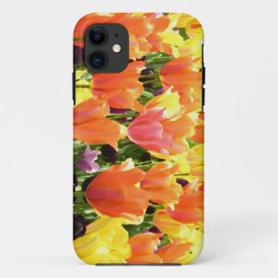 Funda Para iPhone 11 Jardín colorido de los Tulipanes