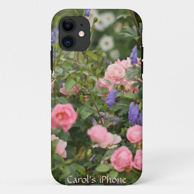 Funda De Case-Mate Para iPhone Jardín de cabaña inglés (Reverso)