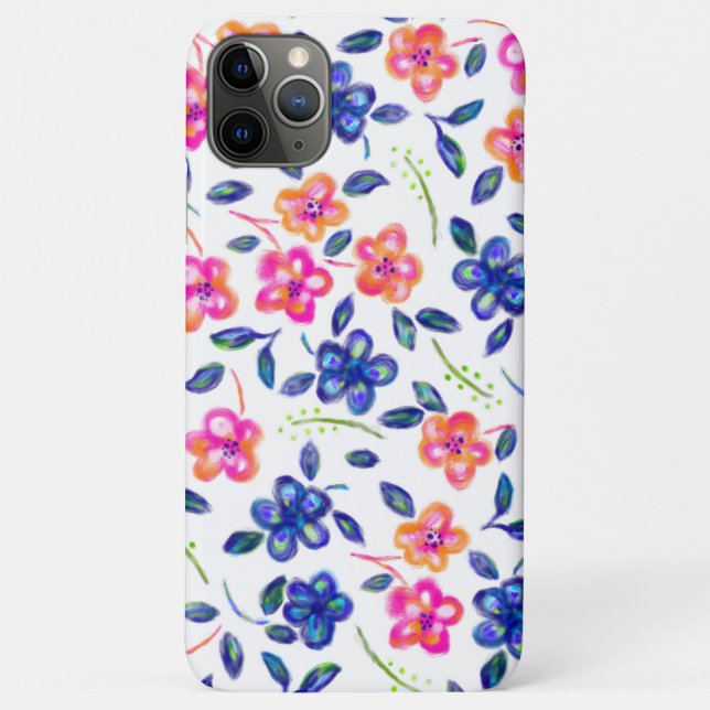 Funda De Case-Mate Para iPhone Jardín de flores (Reverso)