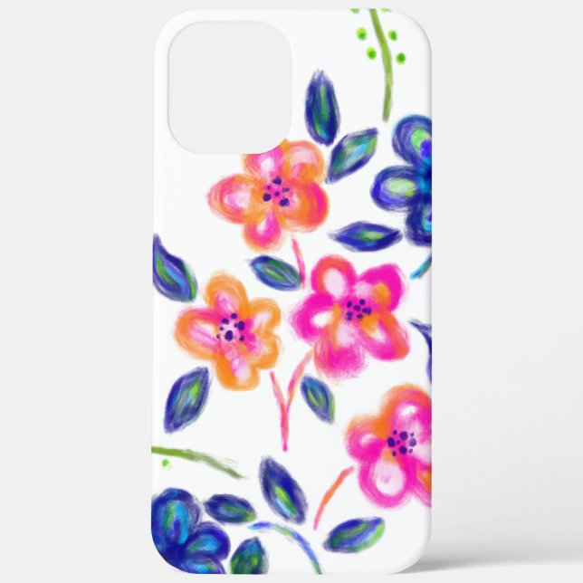 Funda De Case-Mate Para iPhone Jardín de flores (Reverso )