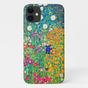 Funda Para iPhone 11 Jardín de flores, Gustav Klimt