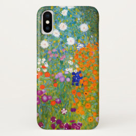 Funda Para iPhone 13 Pro Max Jardín de flores por Gustav Klimt Vintage Floral