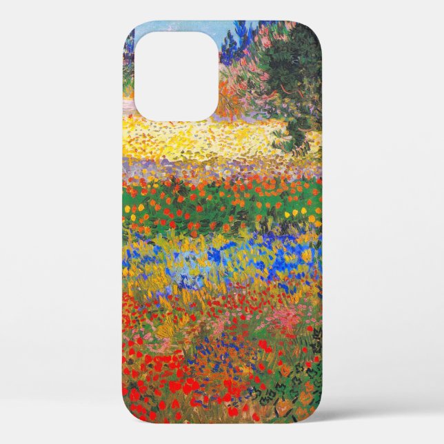 Funda De Case-Mate Para iPhone Jardín de flores Vincent Van Gogh (Reverso )
