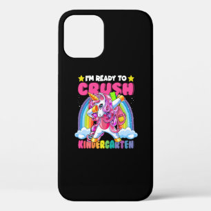 Funda Para iPhone 12 Jardín de infantes Crush Unicornio haciendo dabbin