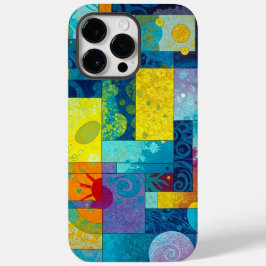 Funda Para iPhone 14 Pro Max De Case-Mate Jardín de la Bloom Cósmica: Resumen del mosaico de