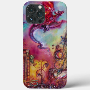 FUNDA PARA iPhone 13 PRO MAX JARDÍN DE LAS SOMBRAS PERDIDAS / DRAGÓN ROJO VOLAD