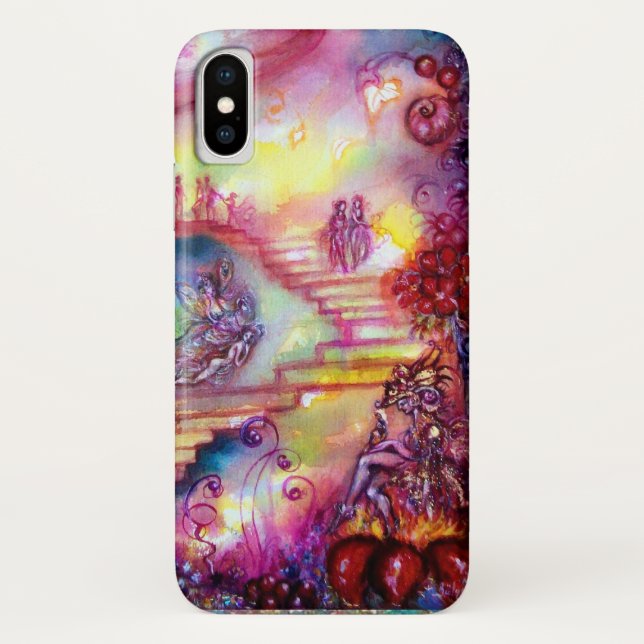 FUNDA DE Case-Mate PARA iPhone JARDÍN DE LAS SOMBRAS PERDIDAS, ESCALONES MÍSTICAS (Reverso)