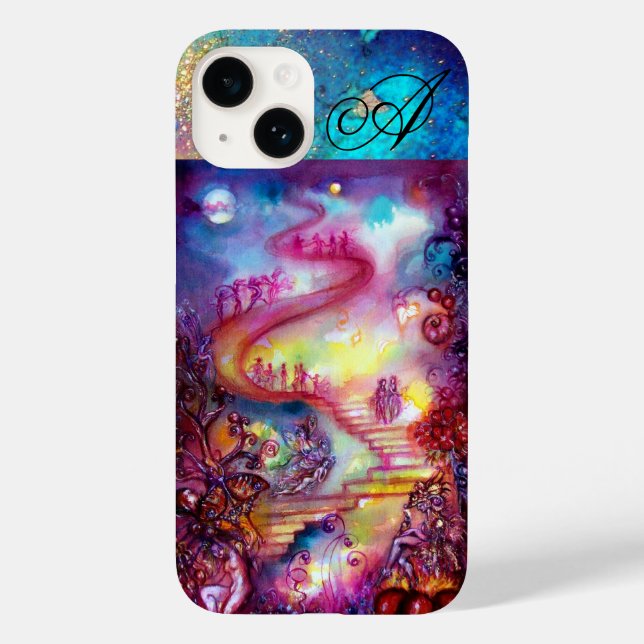 FUNDA DE Case-Mate PARA iPhone JARDÍN DE LAS SOMBRAS PERDIDAS, MÍSTICAS ESCALONES (Reverso )