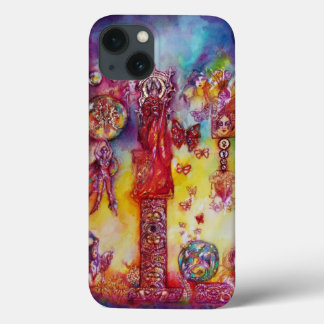 FUNDA PARA iPhone 13 JARDÍN DE LAS SOMBRILLAS PERDIDAS / FERIA Y MARIPO