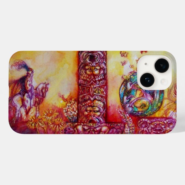 FUNDA DE Case-Mate PARA iPhone JARDÍN DE LAS SOMBRILLAS PERDIDAS / NOCHE Y CARA (Reverso  (Horizontal))