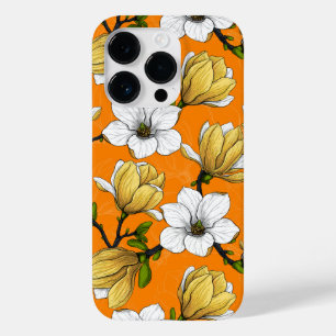 Funda Para iPhone 14 Pro De Case-Mate Jardín de magnolia en amarillo