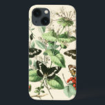 Funda Para iPhone 13 Jardín de mariposas y flores<br><div class="desc">Un bonito jardín con mariposas y flores. Idílico en su presentación,  esta es una gran impresión para poner en su casa. Solicite esta creación de Vision Studio hoy mismo.</div>