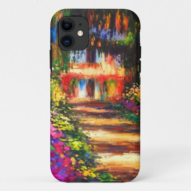 Funda De Case-Mate Para iPhone Jardín de Monet en Giverny (Reverso)
