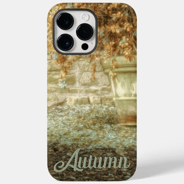 Funda De Case-Mate Para iPhone Jardín de otoño rústico (Reverso )