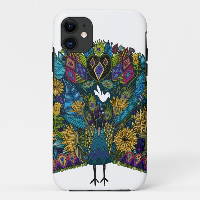 Funda De Case-Mate Para iPhone jardín de paz (Reverso)