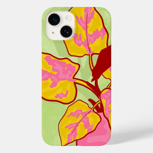 Funda De Case-Mate Para iPhone Jardín de primavera (Reverso )