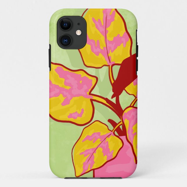 Funda De Case-Mate Para iPhone Jardín de primavera (Reverso)