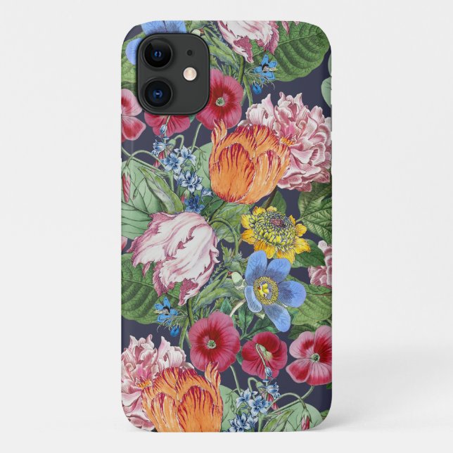Funda De Case-Mate Para iPhone Jardín de primavera (Reverso)