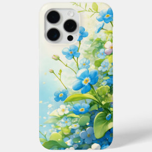 Funda Para iPhone 15 Pro Max Jardín de Recuerdos Nomeolvides